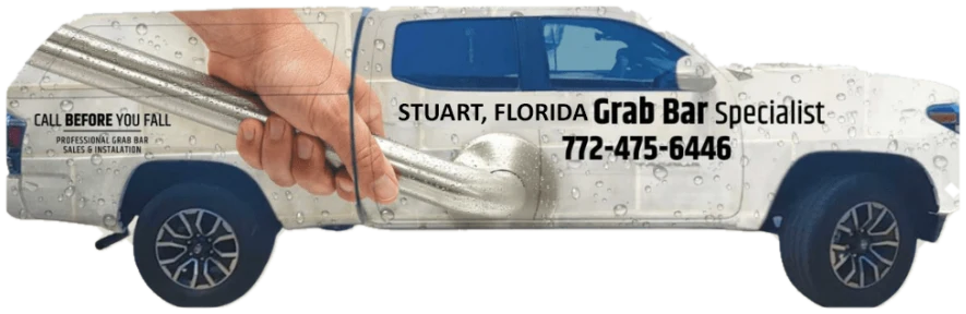 Stuart Grab Bars service truck